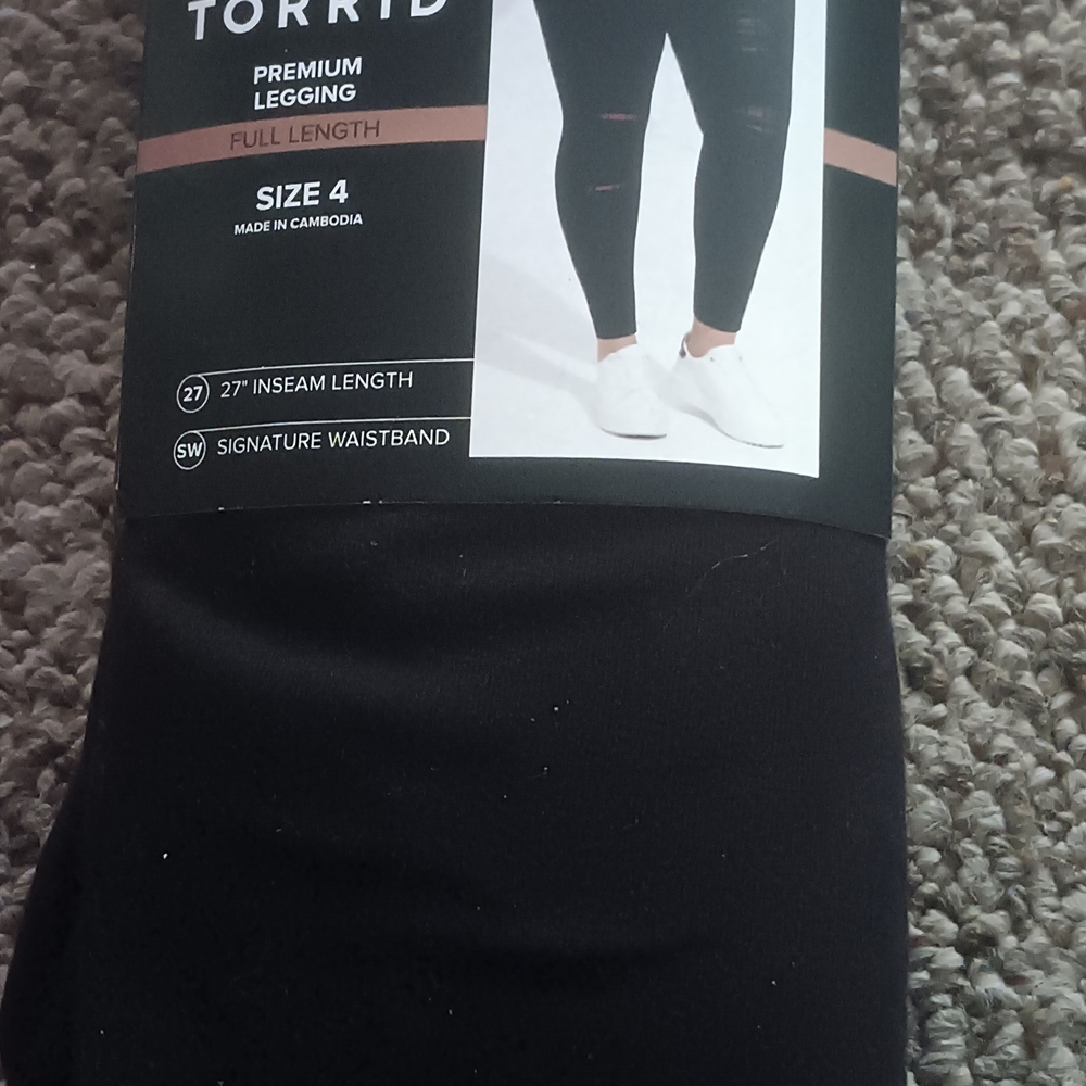 Torrid Black Full Length Leggings